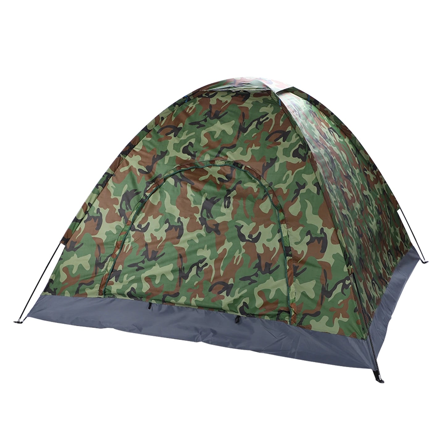 Family Camping Dome Tent Waterproof UV Proof With Fiberglass Poles