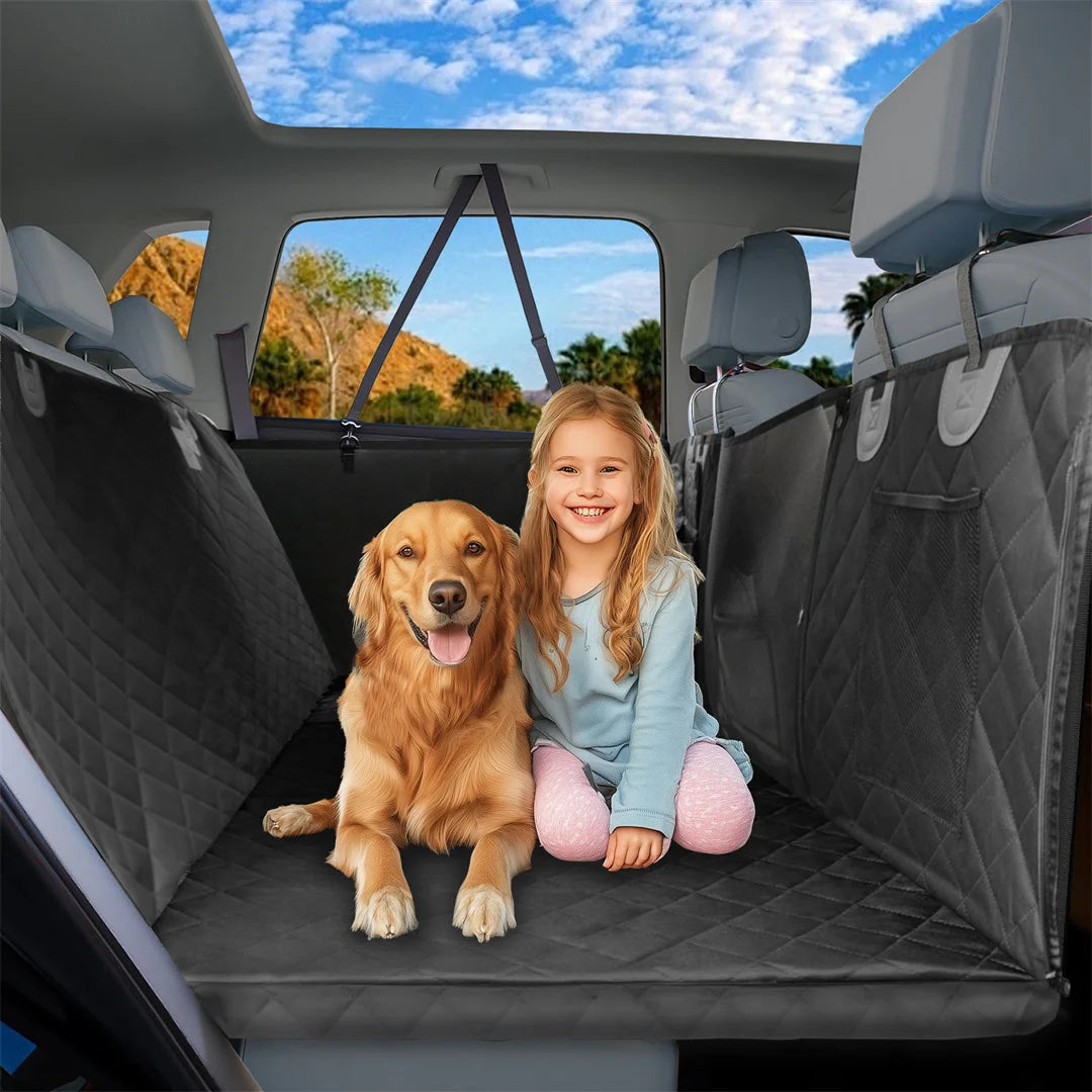 BINGOPAW Waterproof Dog Car Seat Extender Hammock for Back Seat
