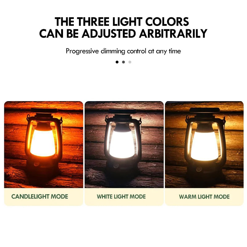 Charging Decoration Atmosphere Light Retro Horse LED Lantern