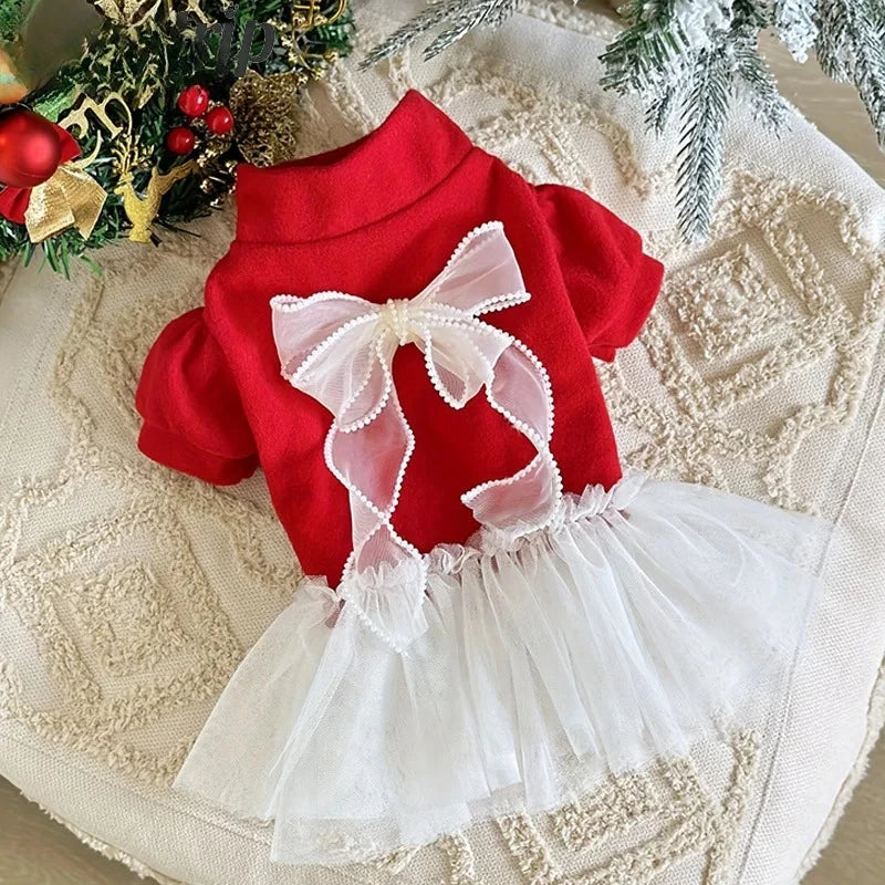 Christmas Checker Dog Dress From Pawstrip