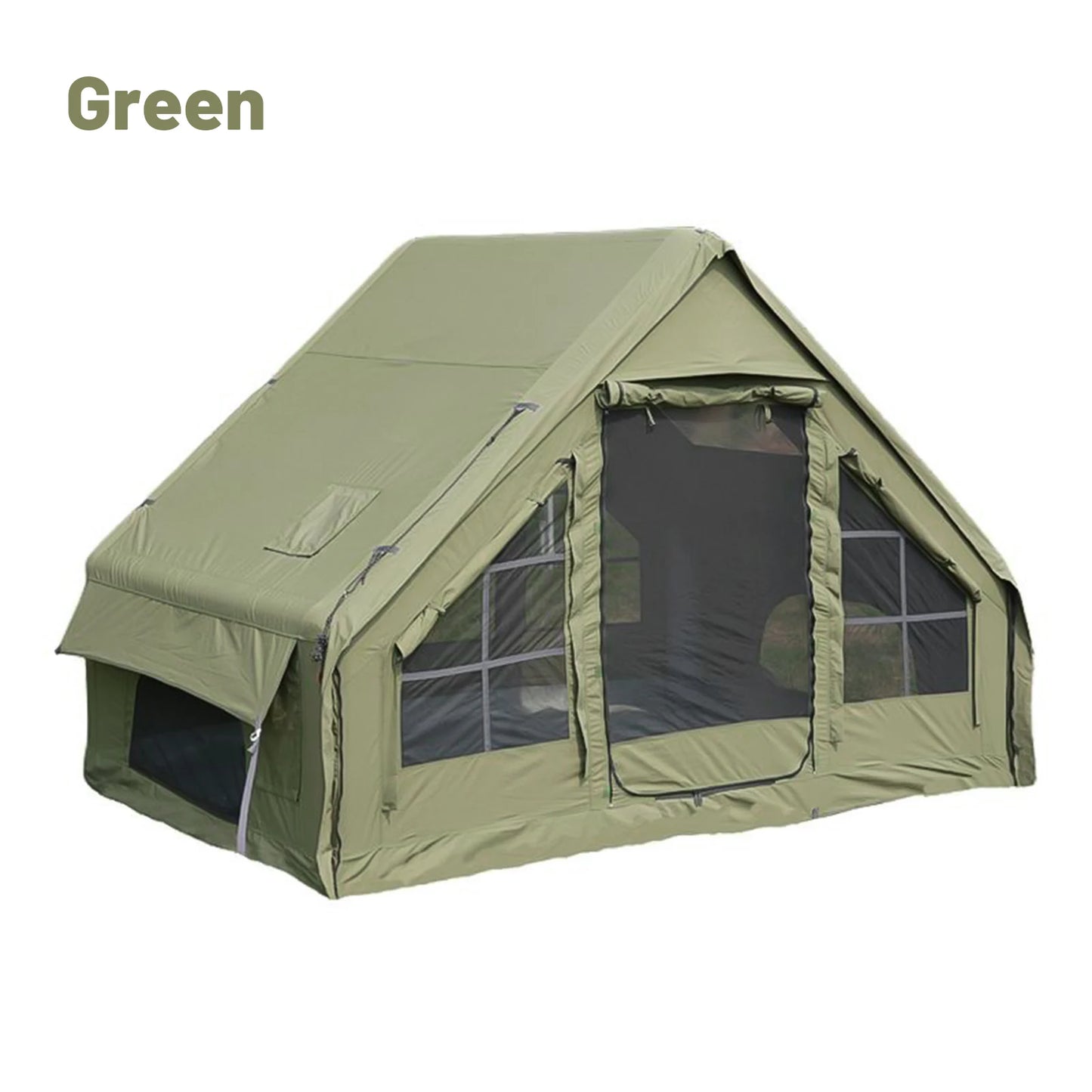 Pakicetus Inflatable Family Tent For Camping With Stove Plug Compatibility