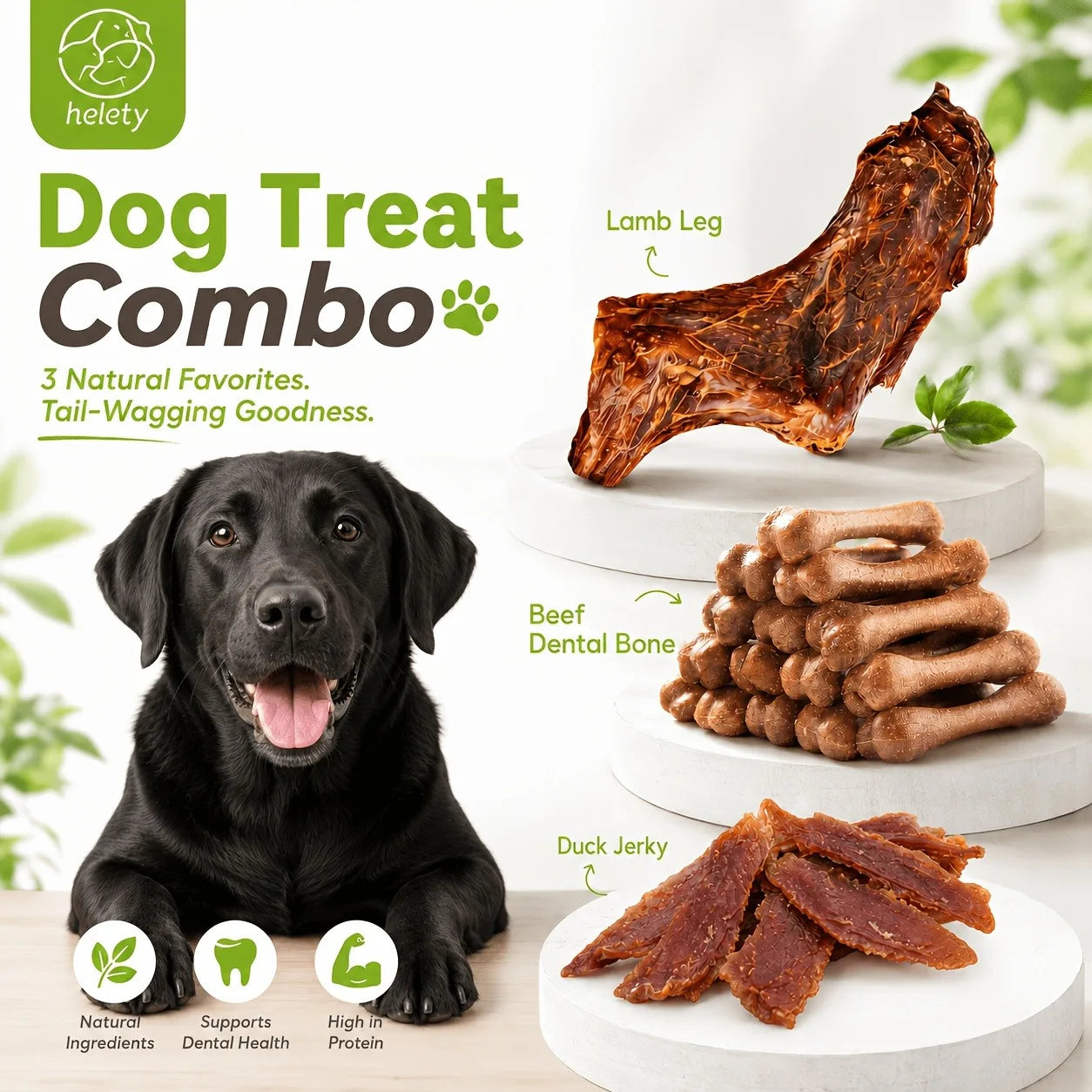 Helety Duck Jerky And Daily Dog Snacks High Protein Chews
