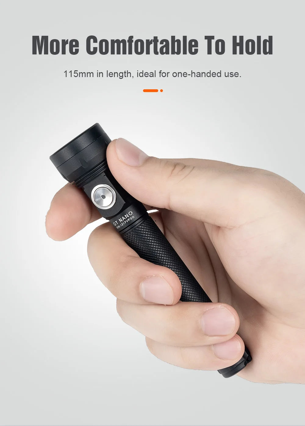 Lumintop GT Nano V3.0 USB Rechargeable Mini Outdoor Flashlight