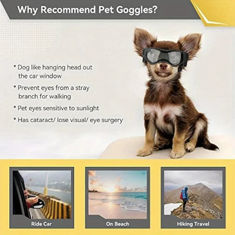 UV Protective Dog And Cat Goggles Sunglasses Outdoor Pet Eyewear