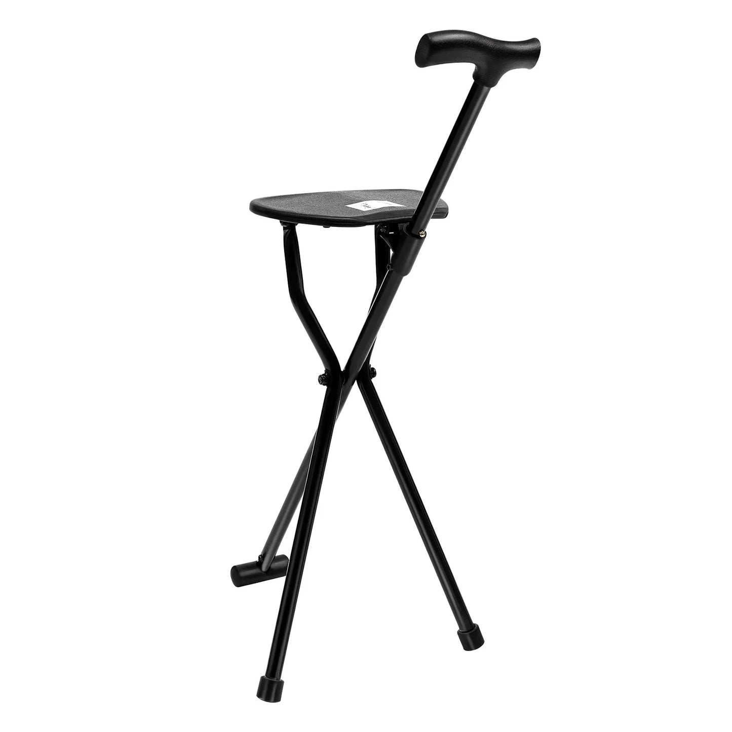 Folding Cane With Seat Aluminum Alloy Walking Stick