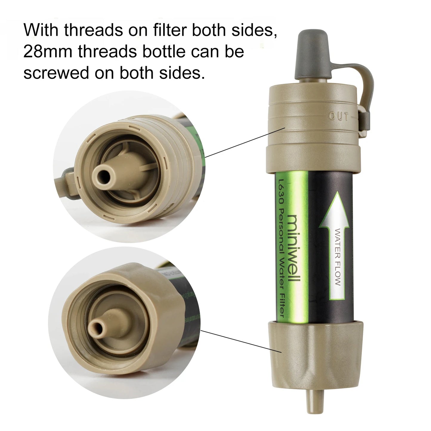Miniwell L630A Outdoor Water Filter New Model for Portable Filtration