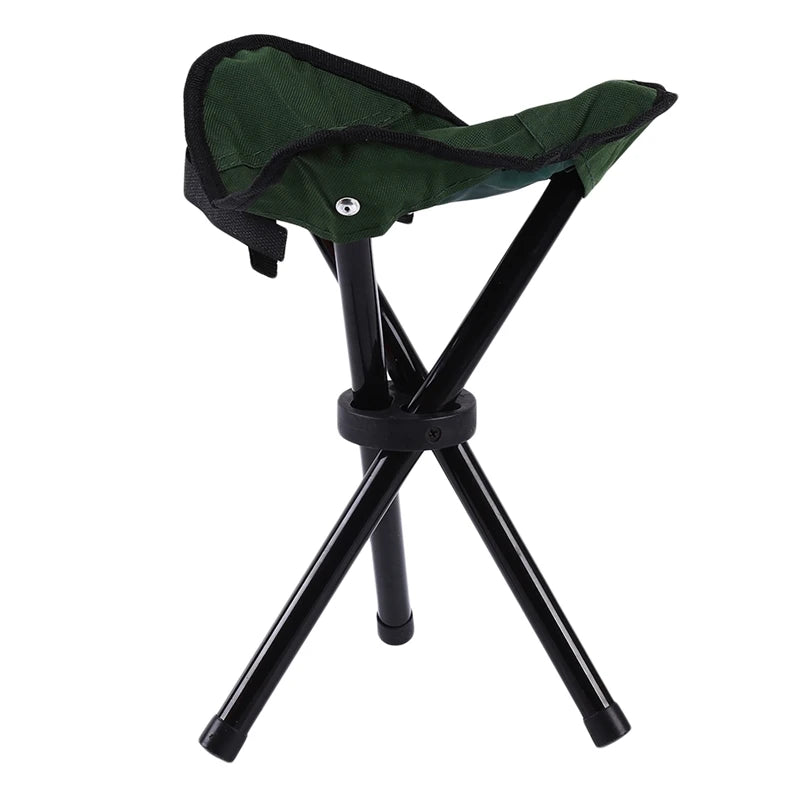 Outdoor Folding Triangular Stool For Camping Fishing And Beach