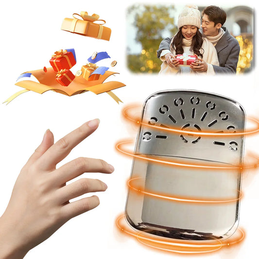 Apwikoger Refillable Catalytic Fuel Hand Warmer Portable Reusable Metal Alloy