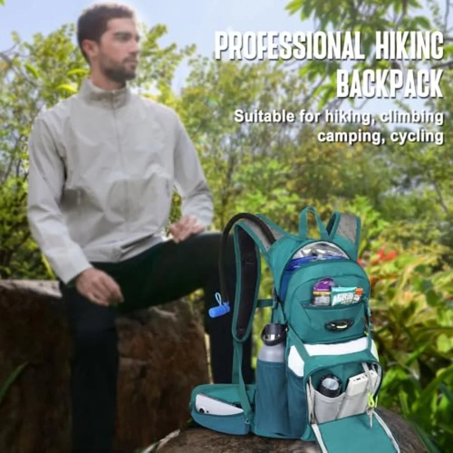 Hydration Backpack 18L Insulated Pack With 3L Water Bladder Hiking