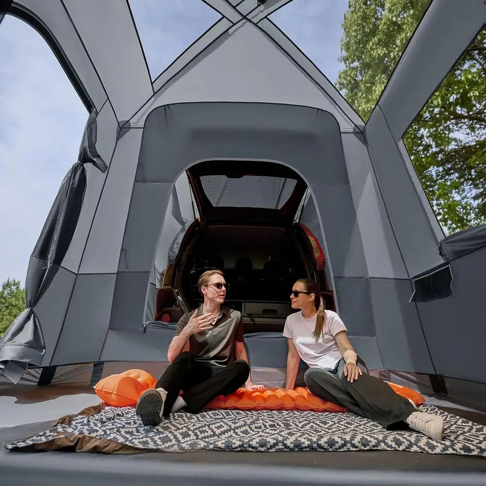 YTYIN SUV Tent With Screen Porch And Awning For Family Camping