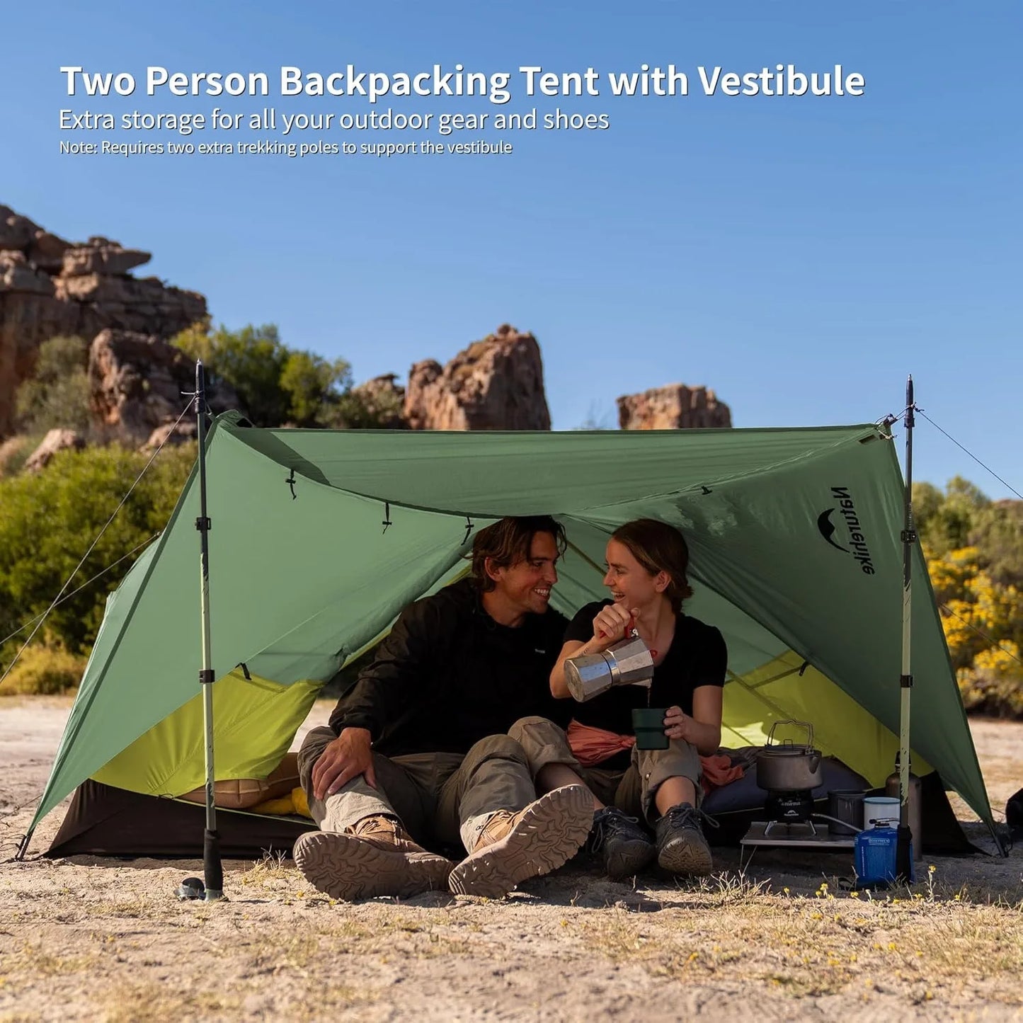 Naturehike Mongar BASE Camping Tent For 2 To 3 People