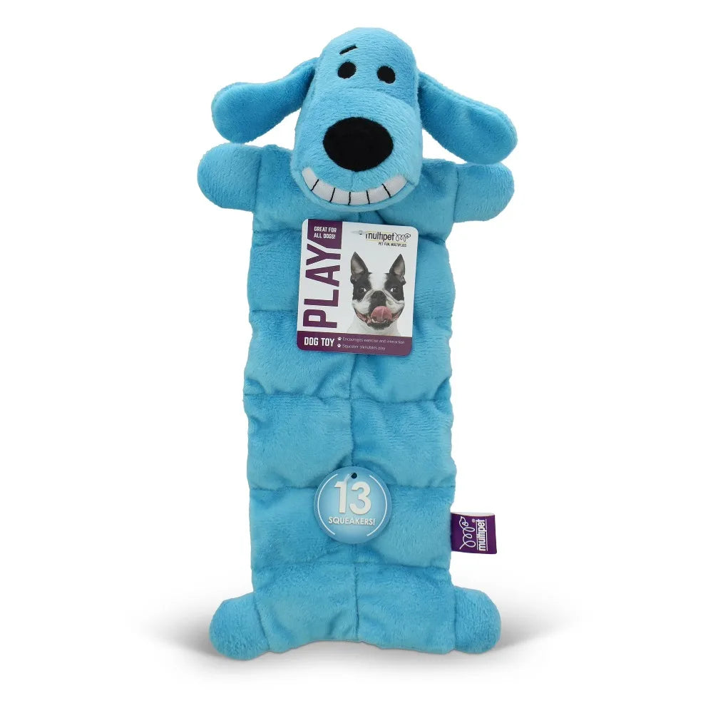 Loofah Dog Toy With Squeaker For Aggressive Chewers