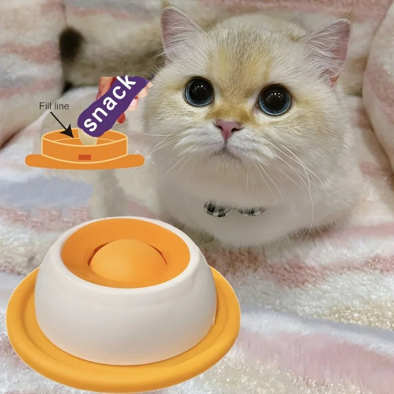 Interactive Cat Toy Slow Feeder Dispenser For Enrichment