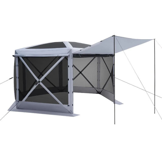 Pop Up Gazebo Screen Tent With Bite Proof Mesh For Outdoor Use - Paws and Pro's Outfitters