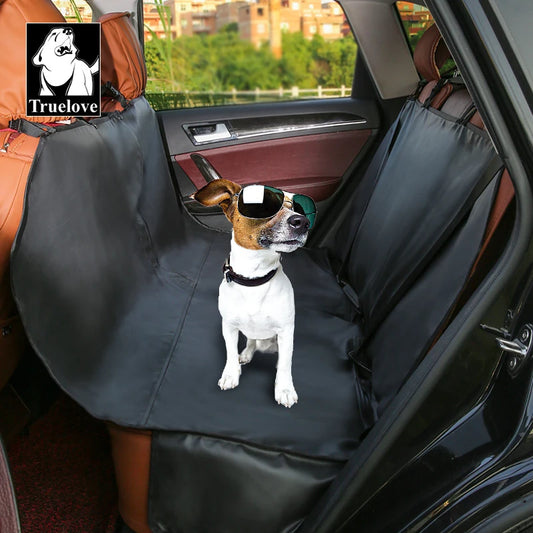 TrueLove Pet Car Seat Cover Back Seat Waterproof Durable Zippered