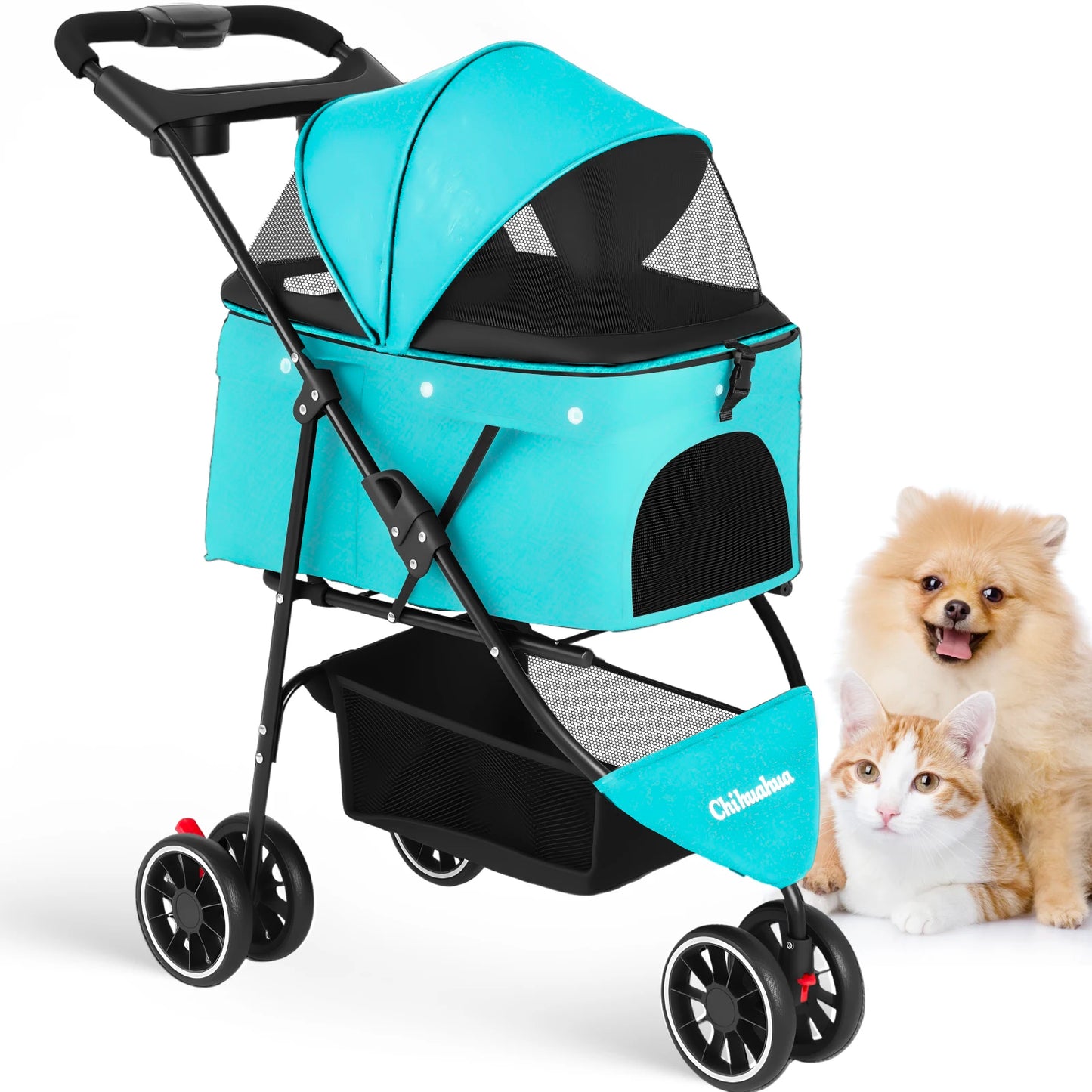 CHIHUAHUA Pet Stroller For Small And Medium Cats And Dogs