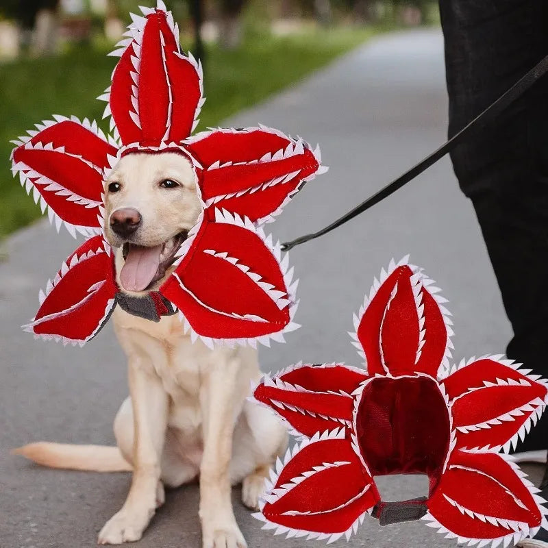 Cute Floral Puppy Cosplay Headband For Dogs And Cats