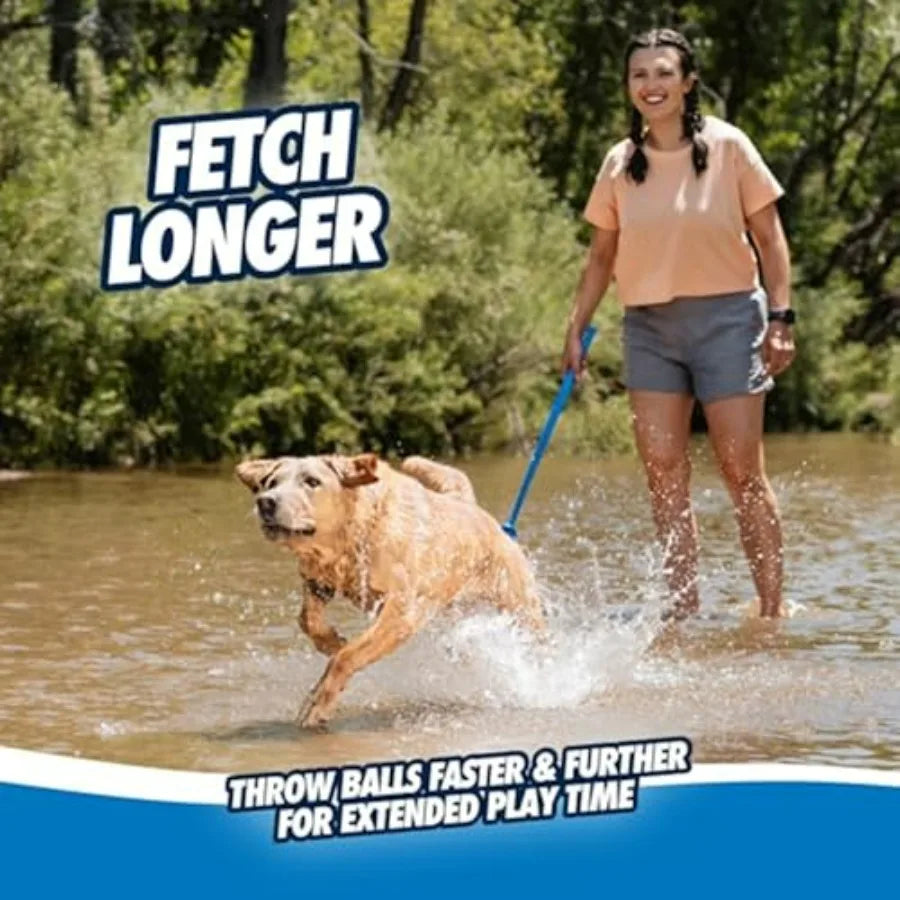 Dog Ball Launcher Plastic Pet Fetch Thrower For Dogs
