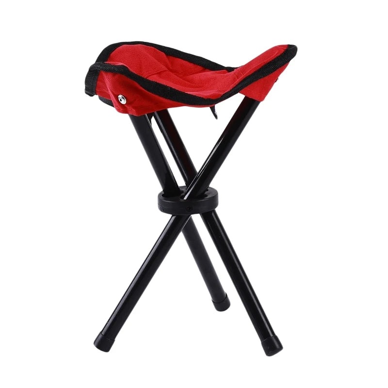 Outdoor Folding Triangular Stool For Camping Fishing And Beach