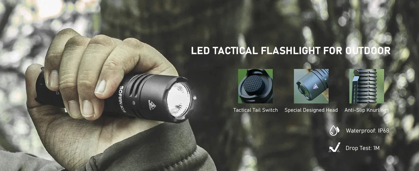 Sofirn SC28 2800LM XHP50B Rechargeable 21700 USB Type C LED Flashlight