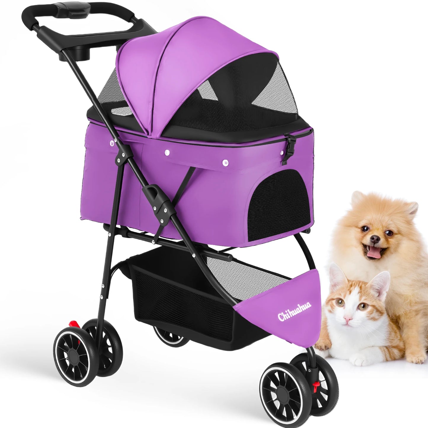 CHIHUAHUA Pet Stroller For Small And Medium Cats And Dogs