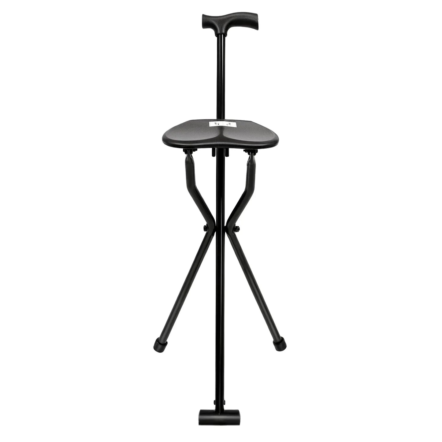 Folding Cane With Seat Aluminum Alloy Walking Stick