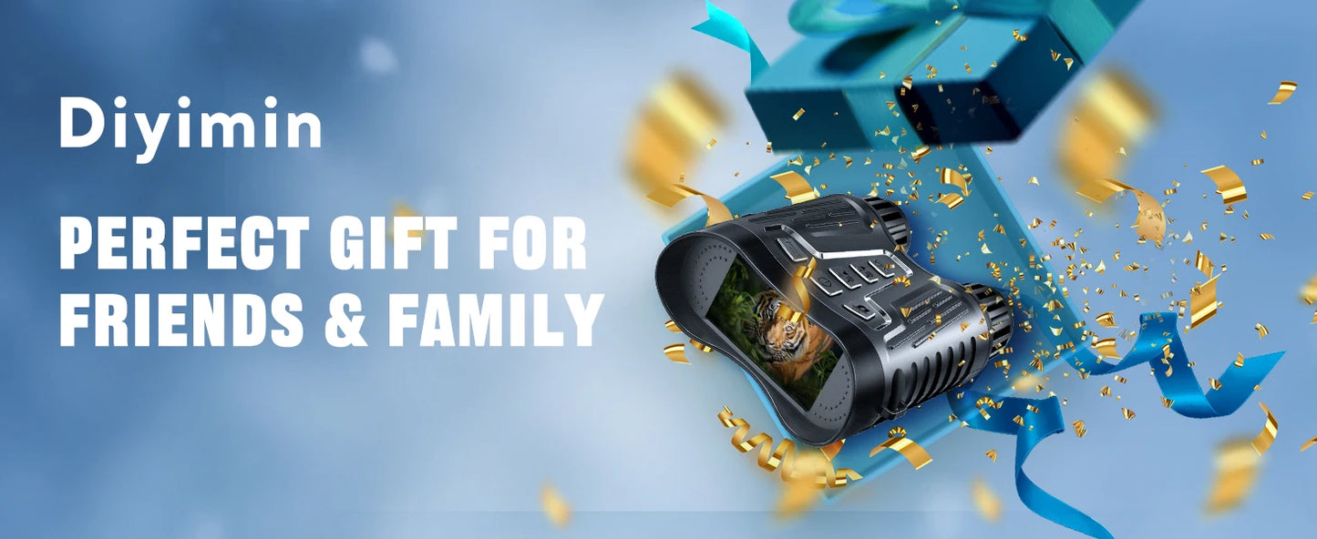 DIYIMIN Night Vision Binoculars 8x Digital Zoom HD 1080P
