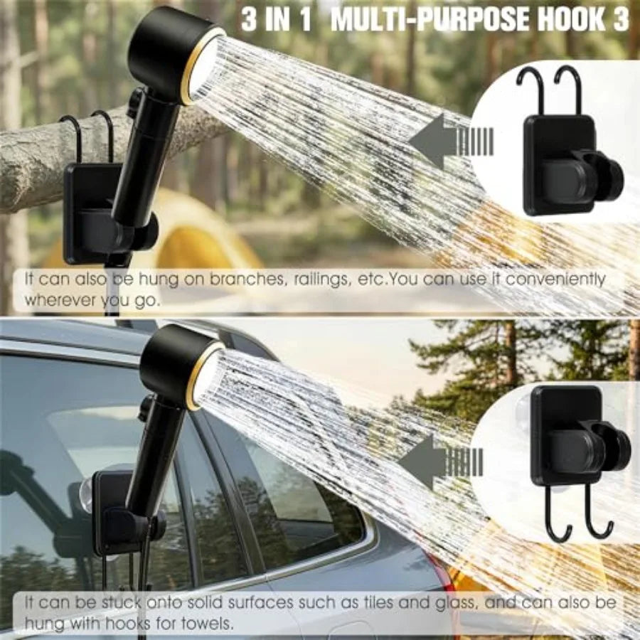 Rechargeable Portable Camping Shower With 8000mAh Battery