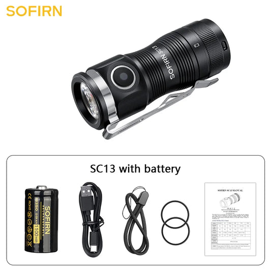 Sofirn Mini SC13 SST40 LED 1300 Lumen Tactical Flashlight