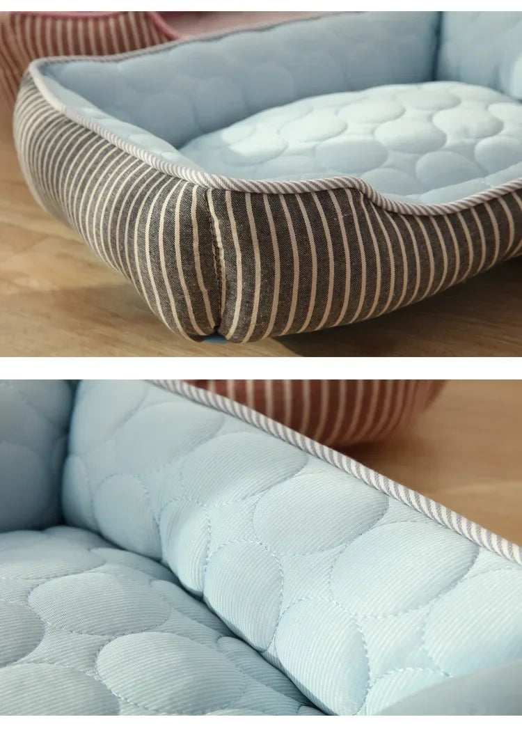 Cooling Ice Silk Pet Nest Bed Dogs And Cats Ultraluxe