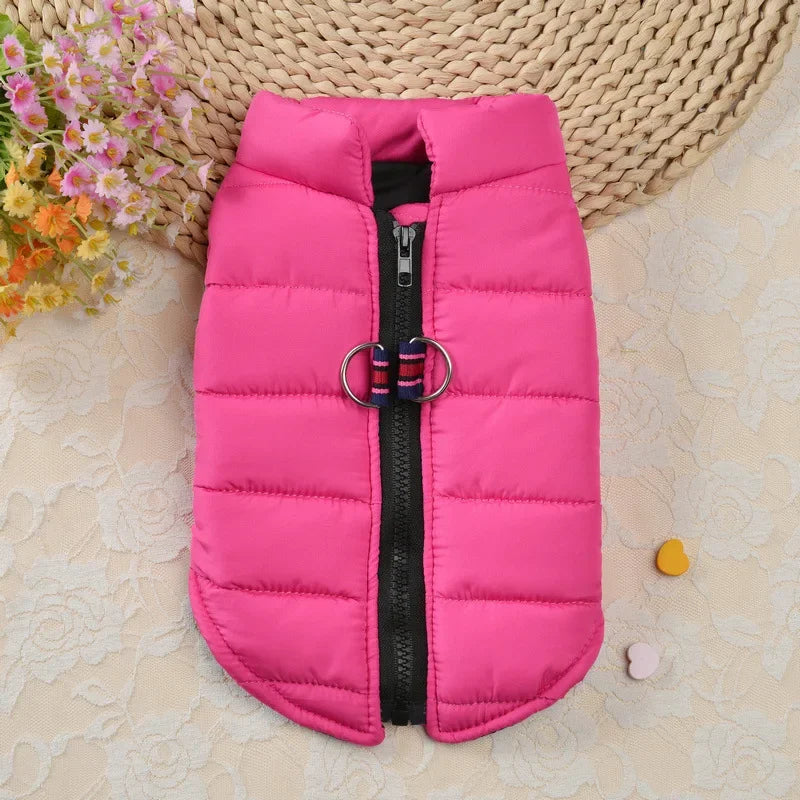 Winter Warm Dog Coat Jacket Padded Windproof For Dogs
