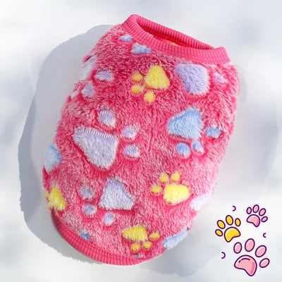 KaJiPet Soft Flannel Winter Vest For Small Dogs And Cats