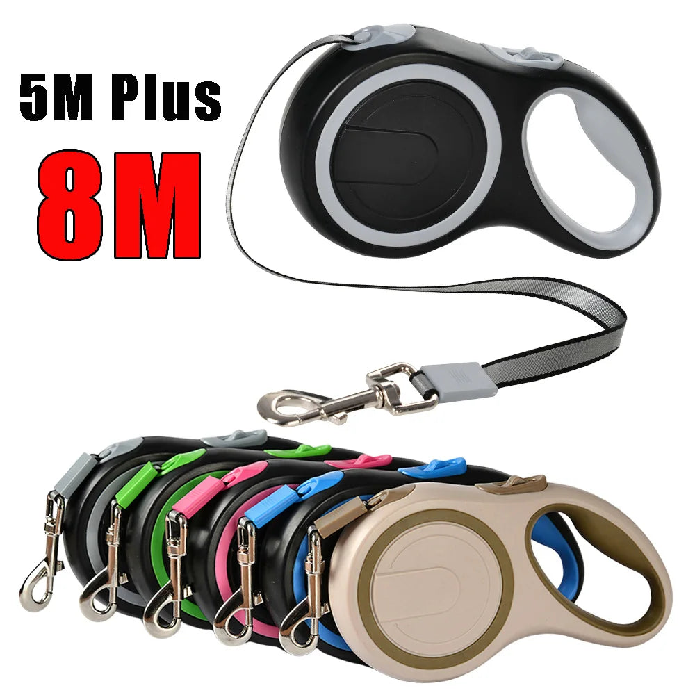 Durable Adjustable Retractable Dog Leash For Pets Everyday Use