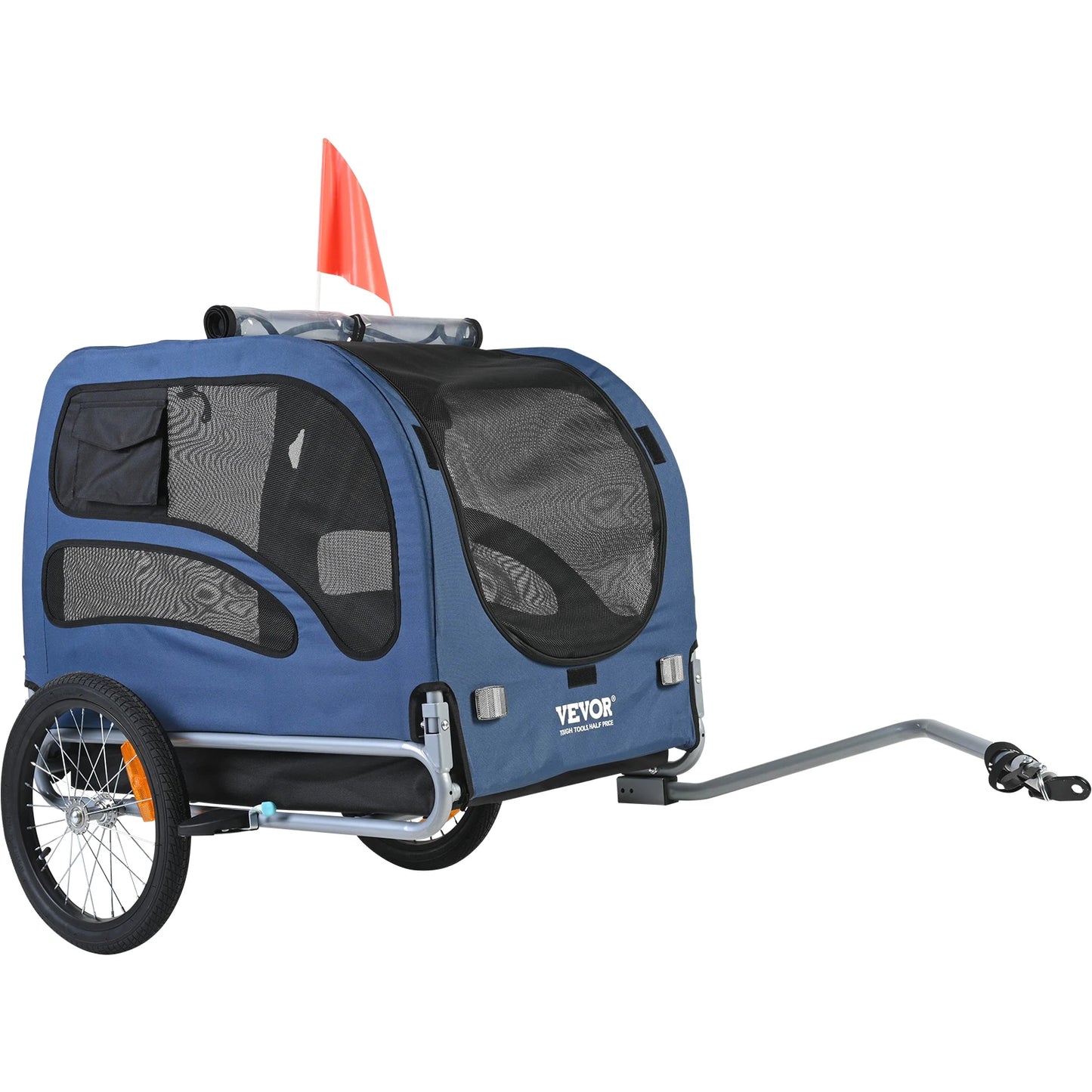 Pet Bicycle Carrier Trailer For Dogs, Foldable And Easy Storage