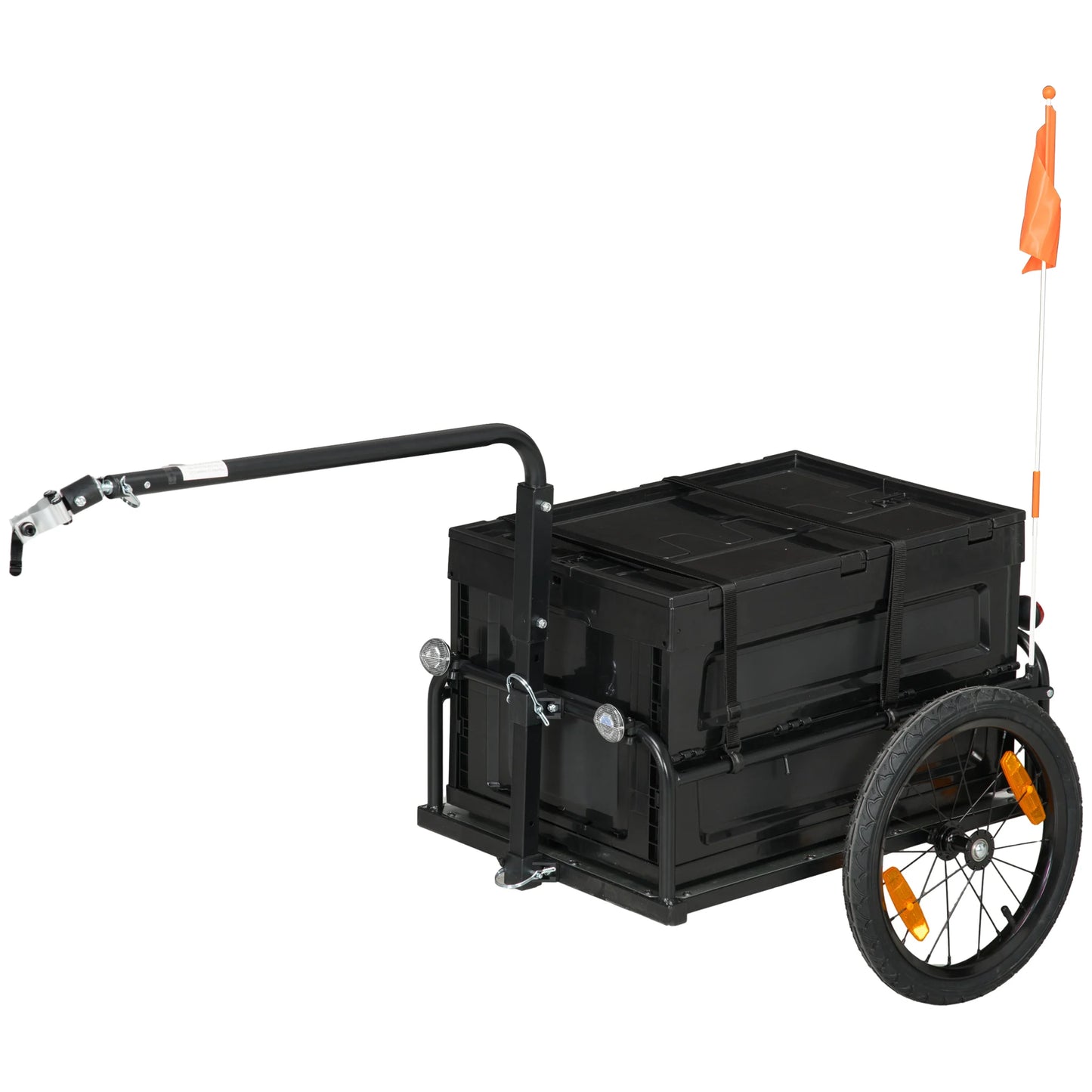 Bicycle Cargo Trailer With Removable Storage Box