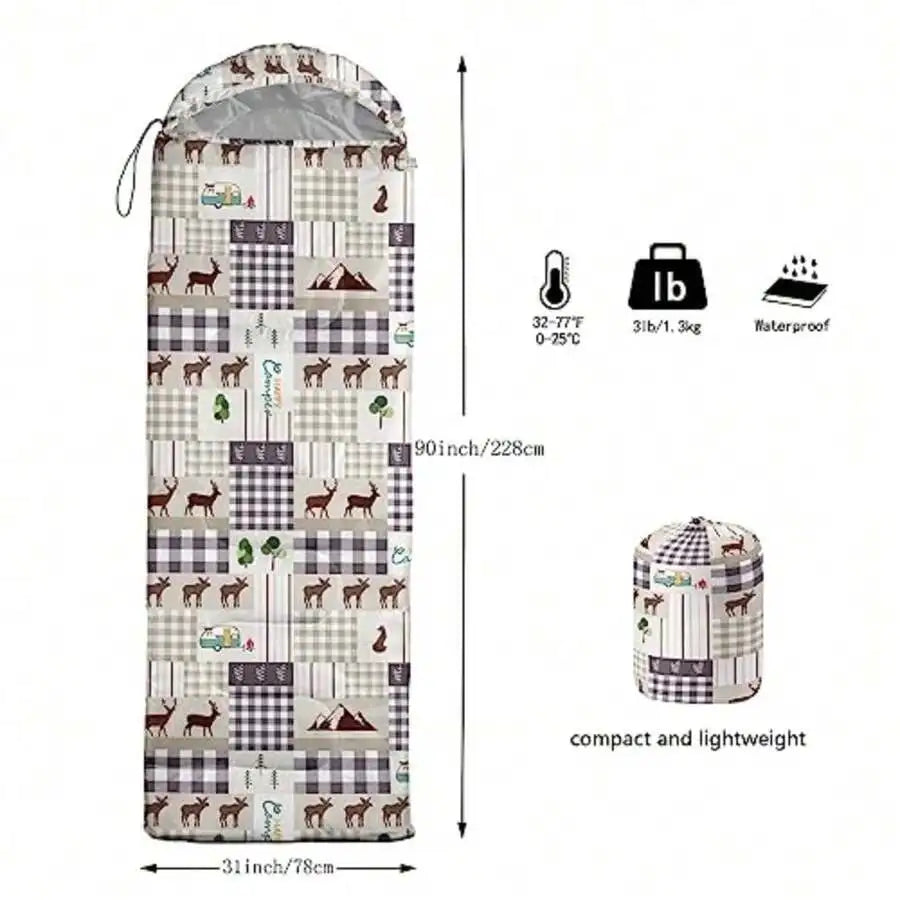 Lightweight Waterproof Sleeping Bag for Camping and Hiking
