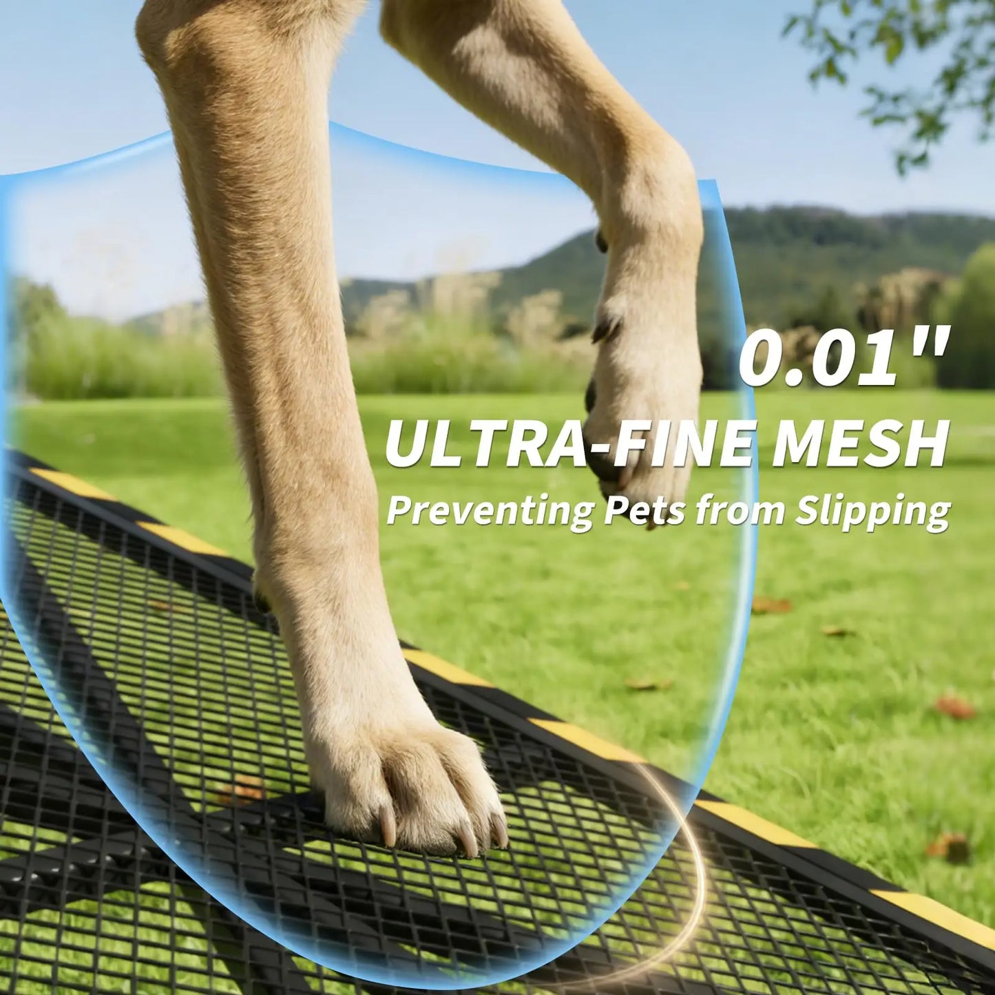 DishyKooker Heavy Duty Folding Steel Dog Ramp For Vehicles