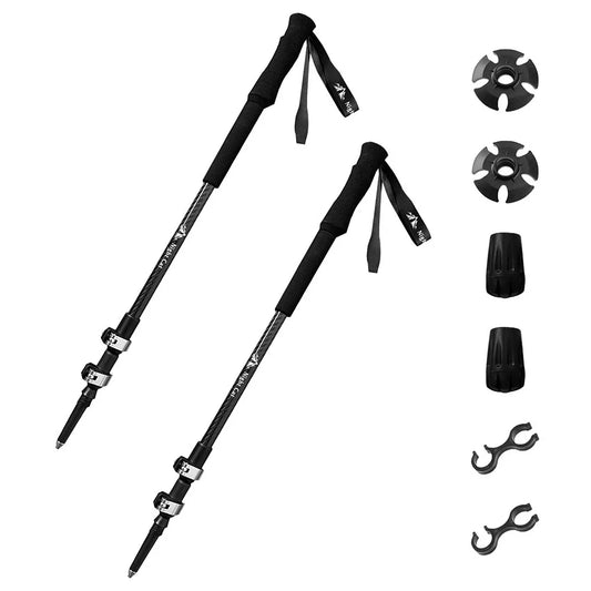 Night Cat Collapsible Trekking Pole: Lightweight Hiking Stick Adjustable Walking Pole for Backpacking Climbing