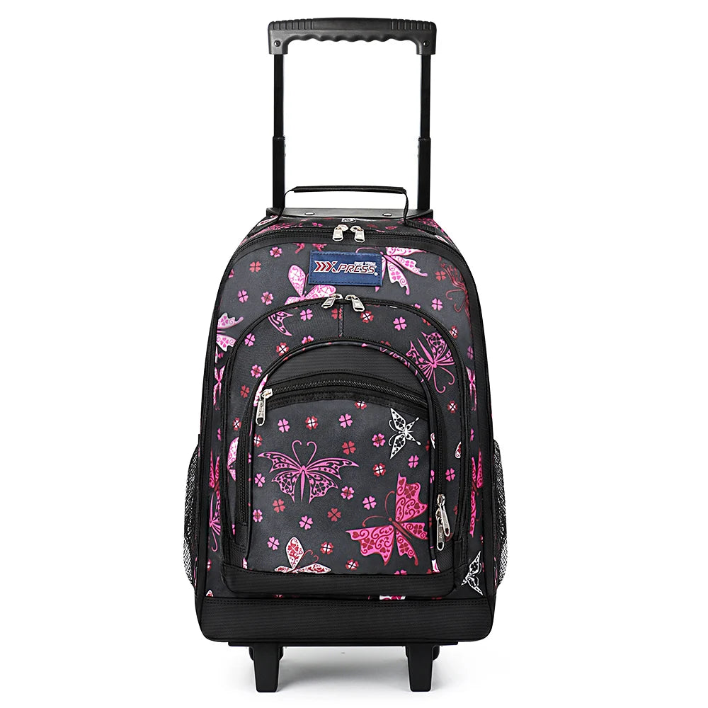 New York XPress Rolling Backpack With Wheels For Travel