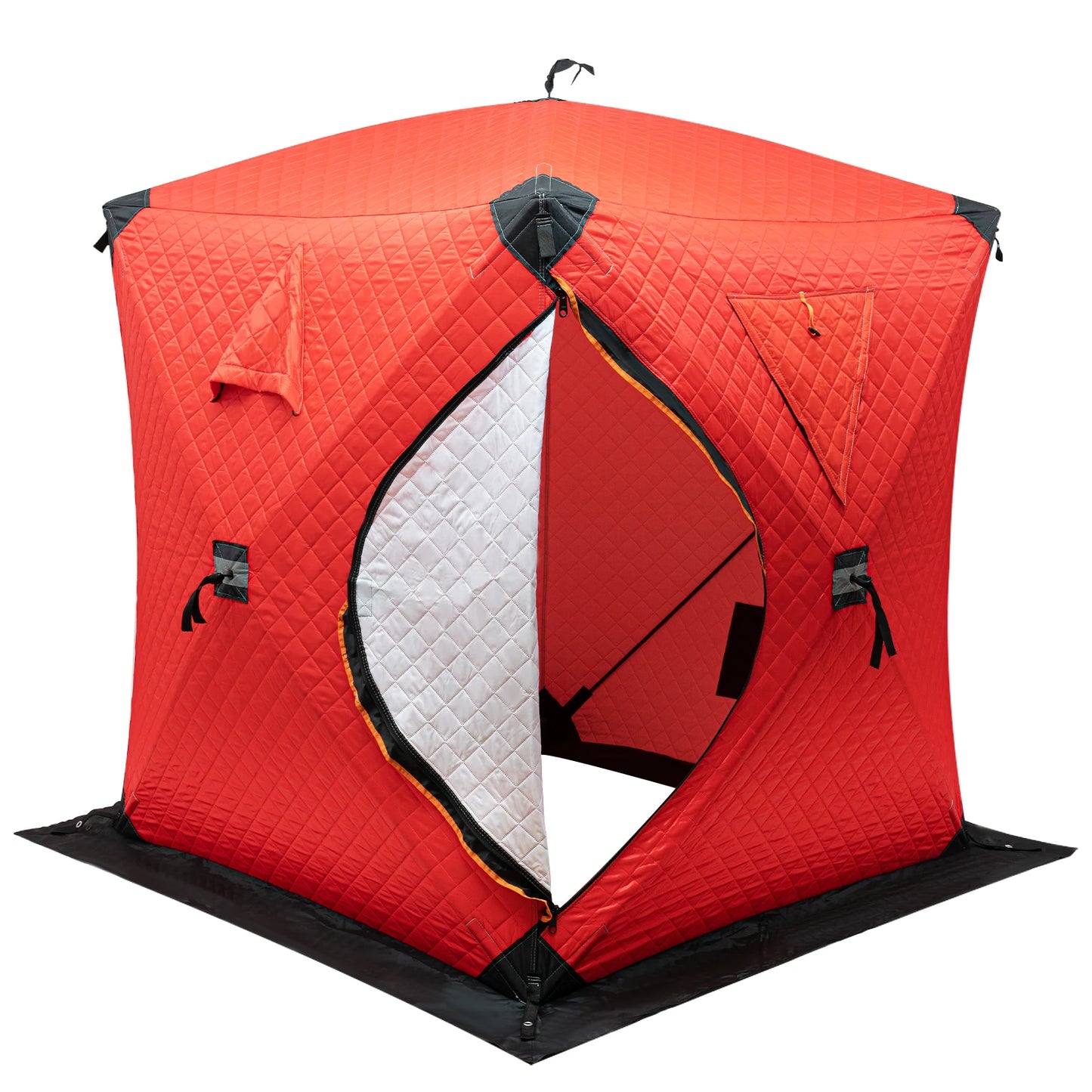 Bymaocar Ice Fishing Tent Outdoor Thermal Shelter Dual Zipper Windproof