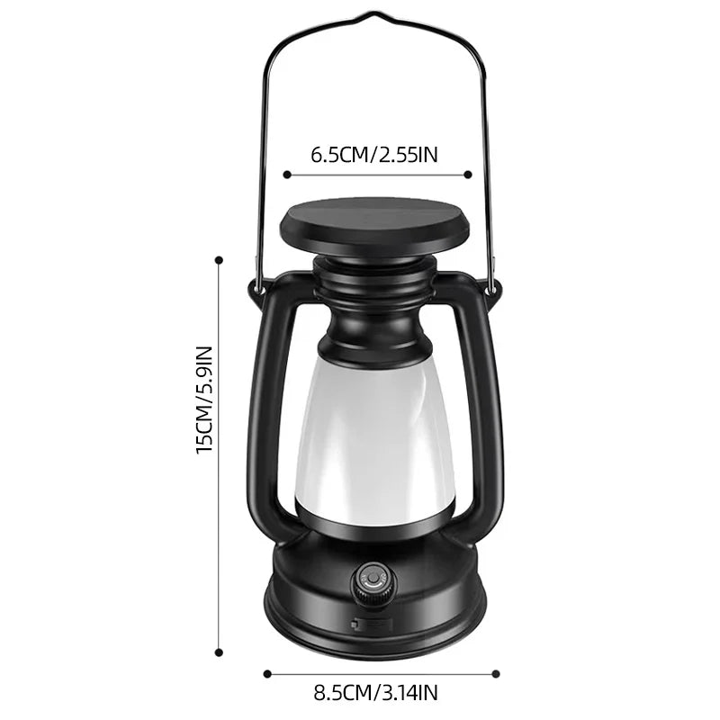 Charging Decoration Atmosphere Light Retro Horse LED Lantern