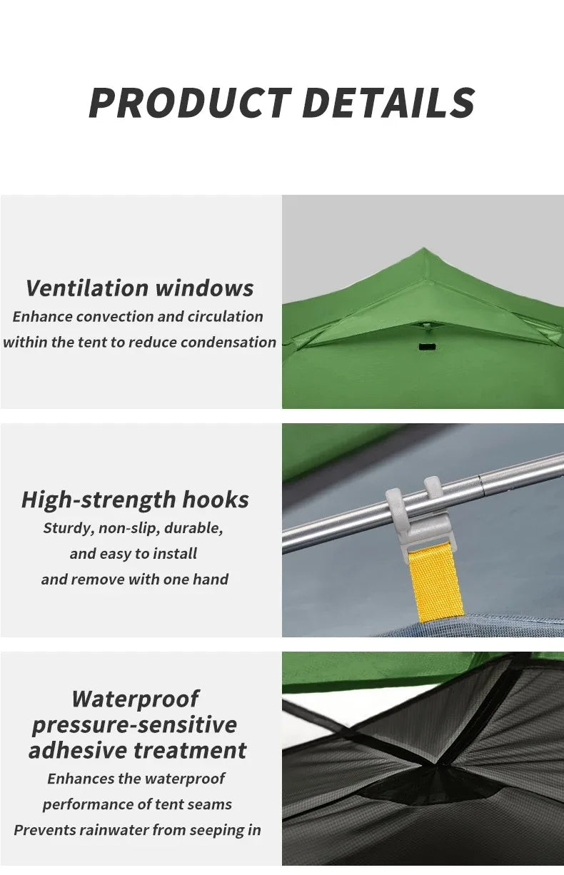 Naturehike Mongar Two Person Ultralight Camping Tent for Hiking