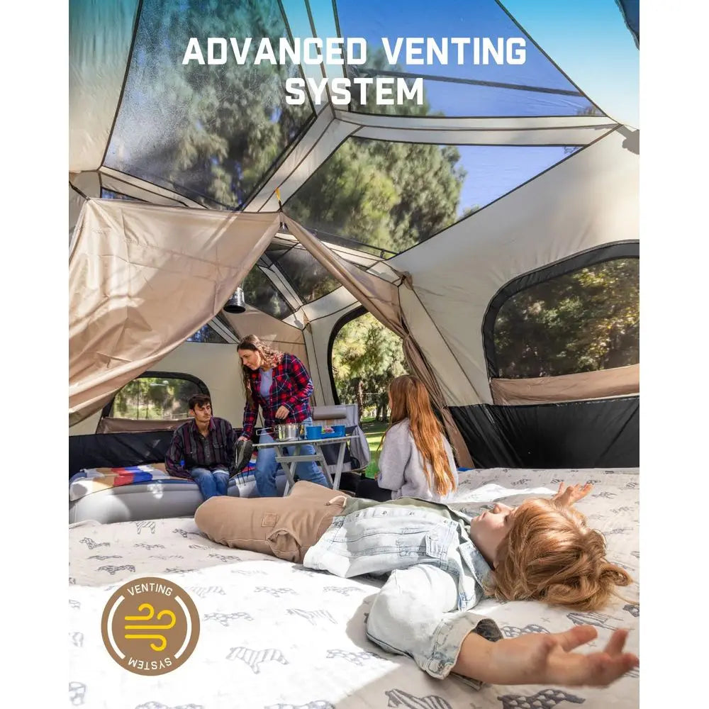YTYIN Instant Cabin Tent For Large Groups, Fast Setup