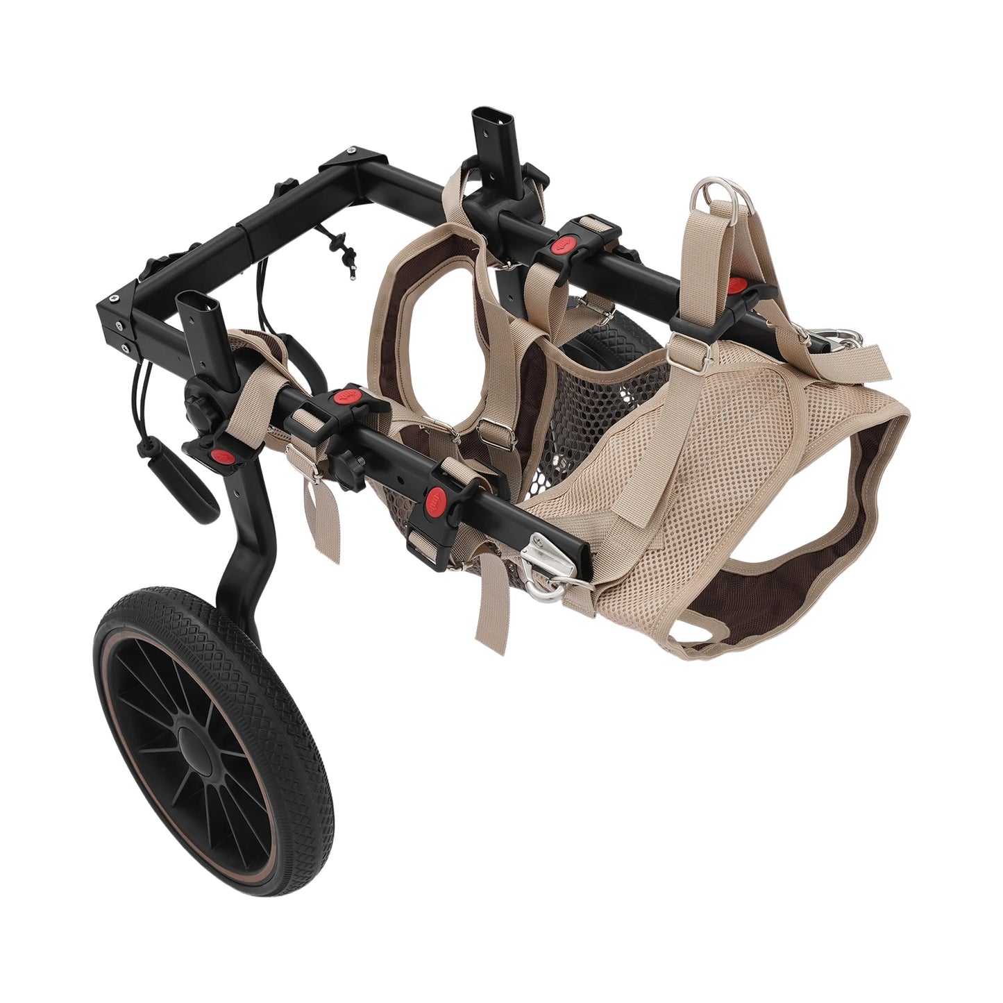 Adjustable Dog Wheelchair Hind Leg Walker Aluminum Alloy Pet Cart