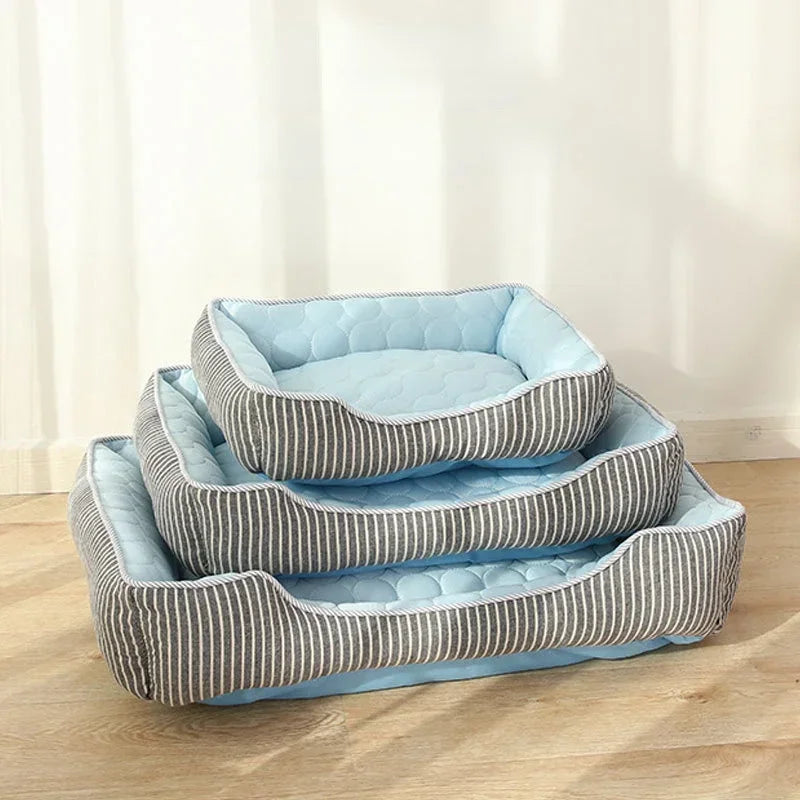 Cooling Ice Silk Pet Nest Bed Dogs And Cats Ultraluxe