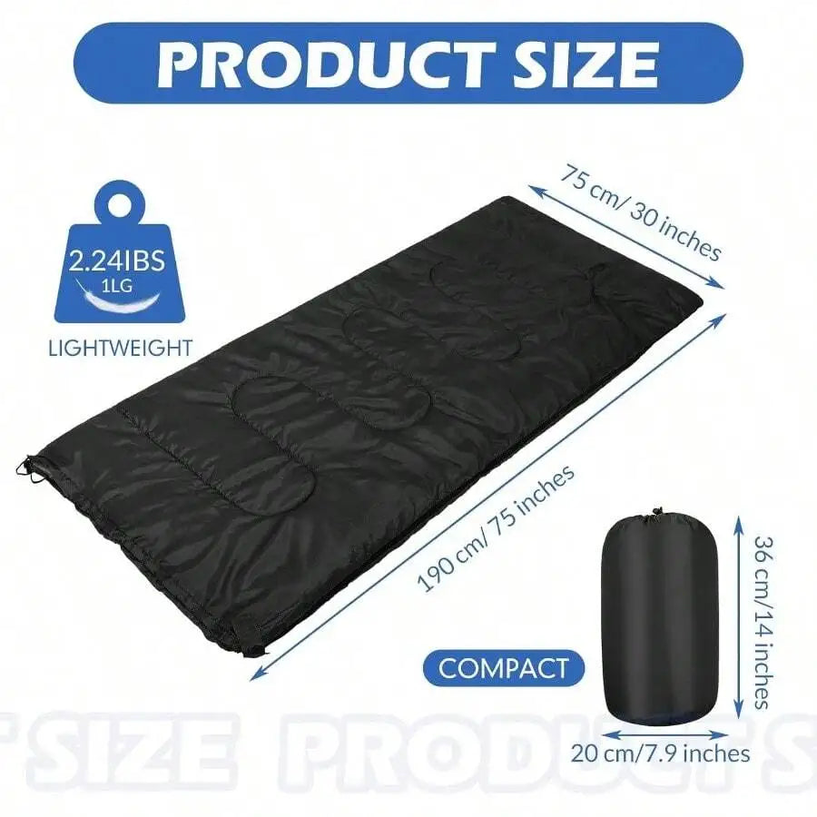 Adult Camping Sleeping Bags Lightweight Waterproof Cold Weather Outdoor Gear