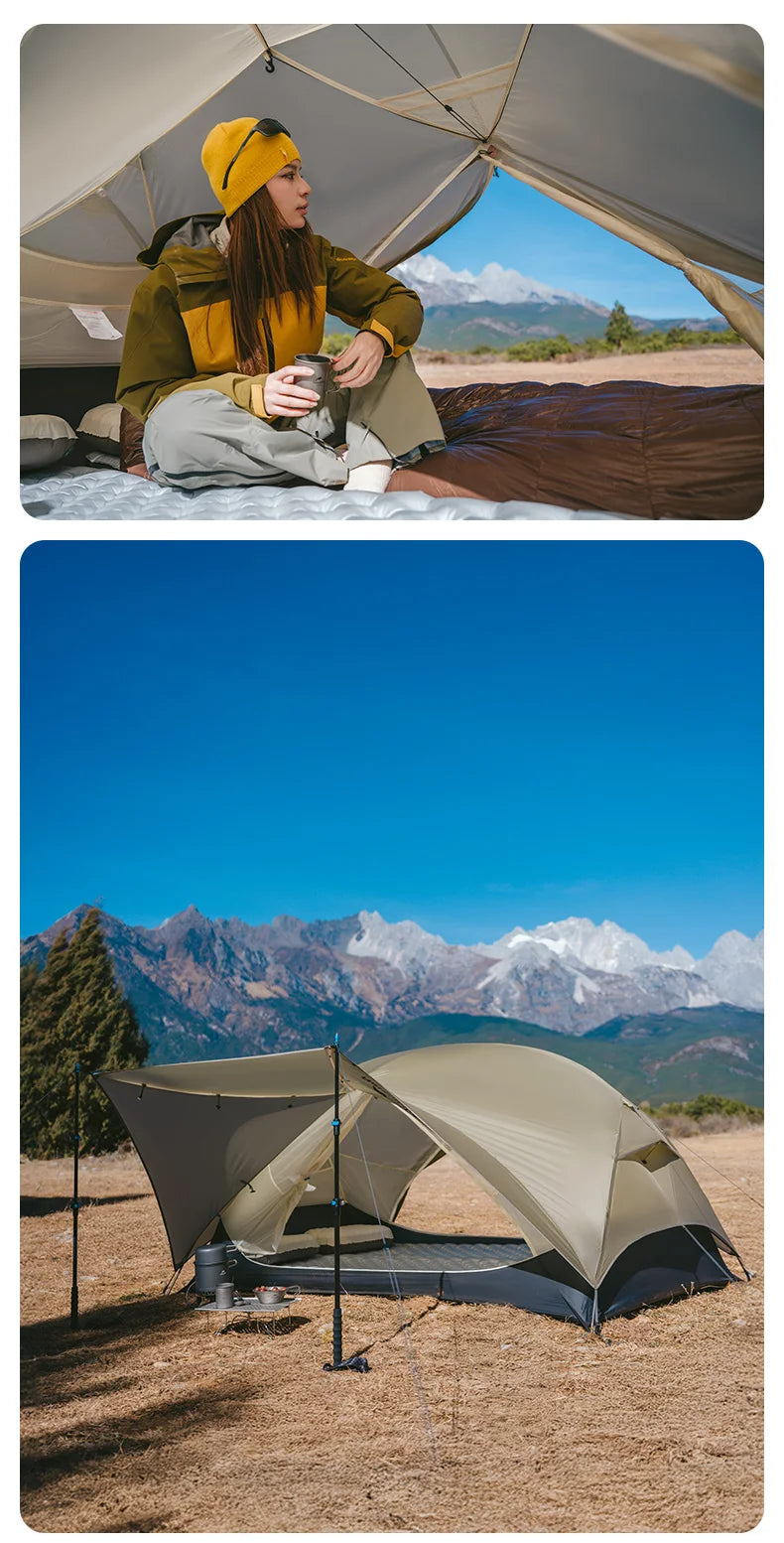 Naturehike Mongar Ultralight Backpacking Tent 15D Nylon Waterproof