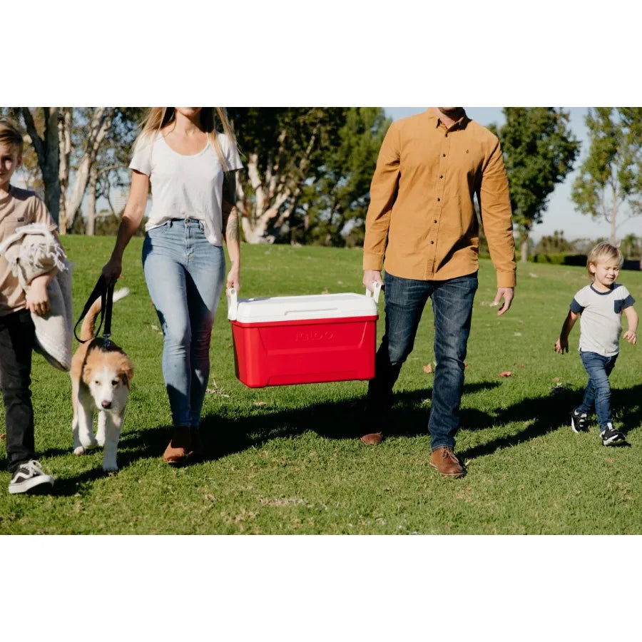 Hard Sided Ice Chest Cooler Durable Insulated Portable For Outdoors