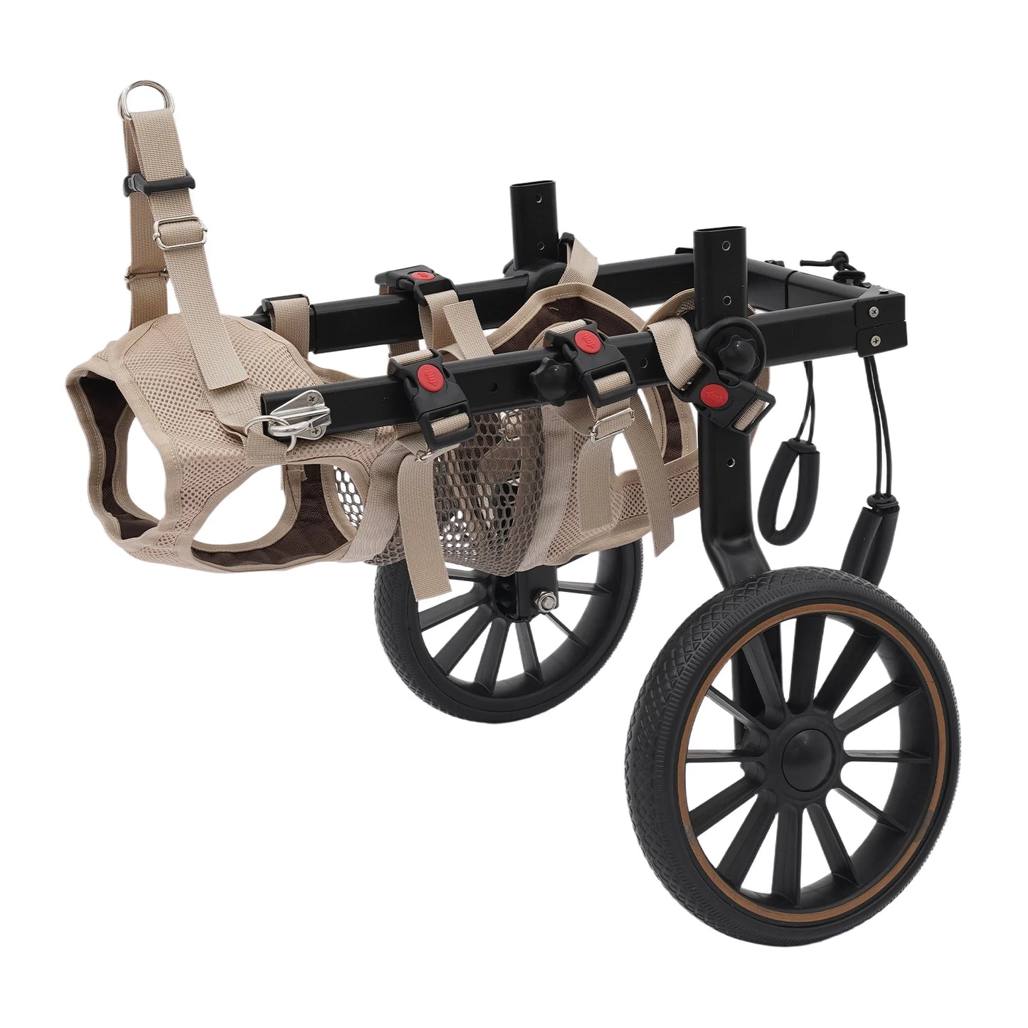 Adjustable Dog Wheelchair Hind Leg Walker Aluminum Alloy Pet Cart