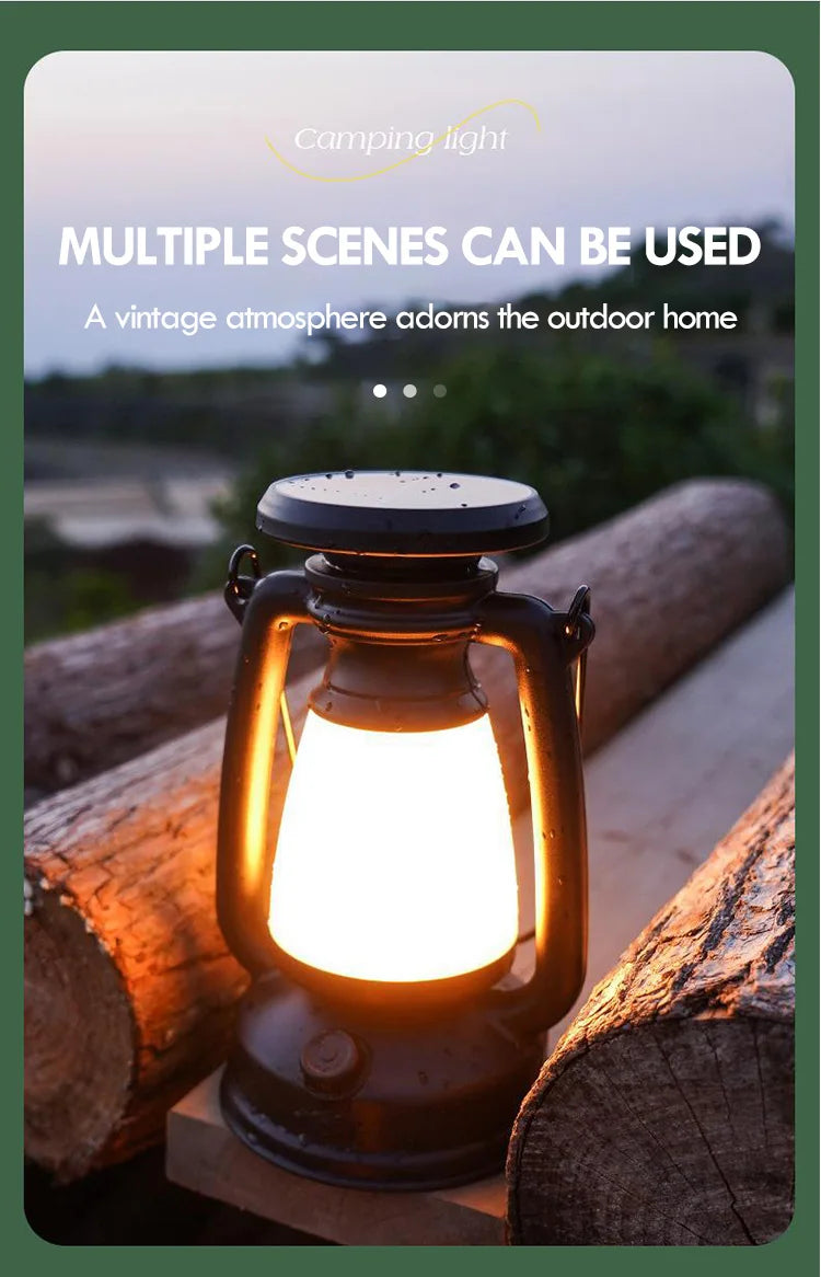 Charging Decoration Atmosphere Light Retro Horse LED Lantern